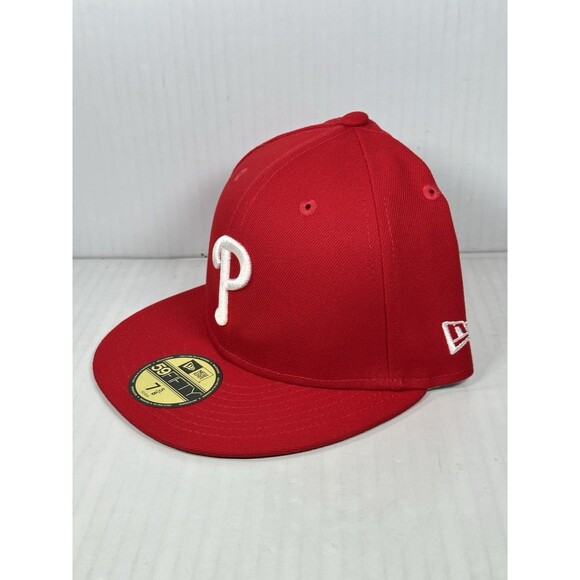 New Era Philadelphia Phillies 1980 World Series 59FIFTY Fitted Hat Cap Sz 7 5/8 - Picture 3 of 5